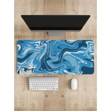 Bright Blue Luqid Mousepad