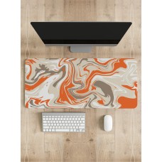 Orange And Cream Luqid Mousepad