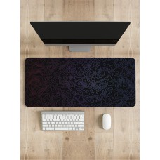 Red And Blue Black Luqid Mousepad