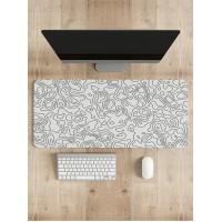 White Luqid Mousepad