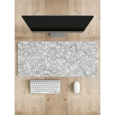 White Luqid Mousepad